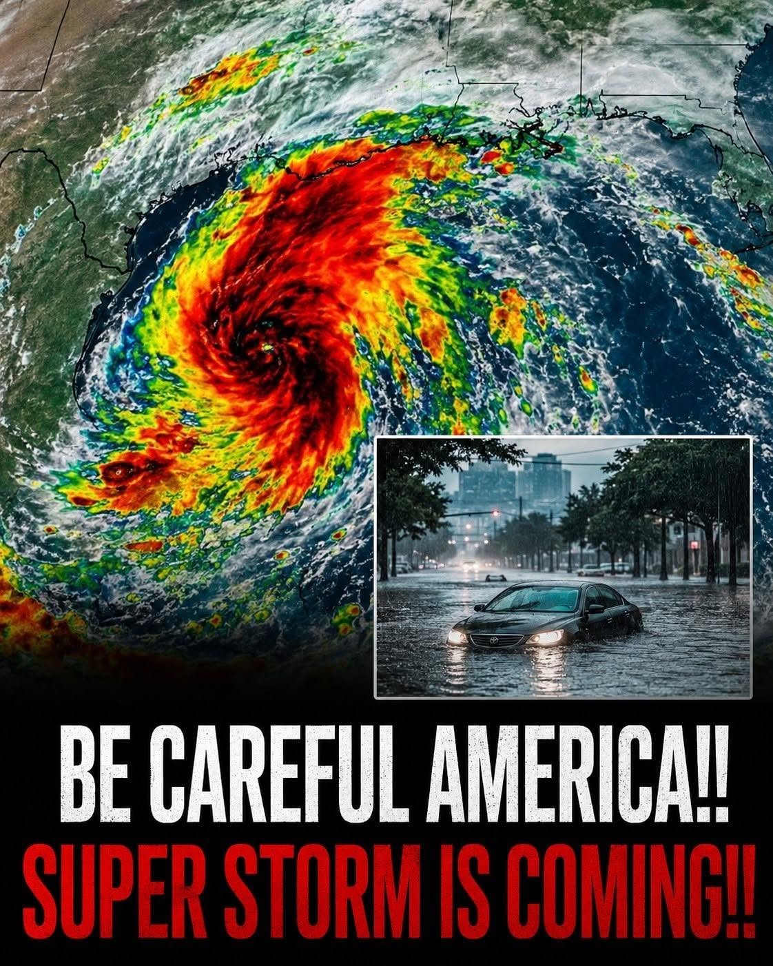 BE CAREFUL AMERICA!!! Super Storm is coming!! There will be floods all over America👇 👇