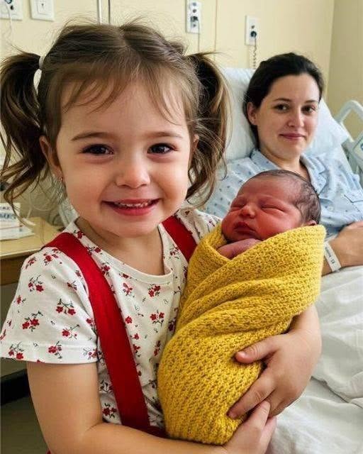 MY DAUGHTER WAS THRILLED TO HOLD HER NEWBORN SISTER—UNTIL SHE WHISPERED ONE WORD THAT SHOOK ME TO MY CORE