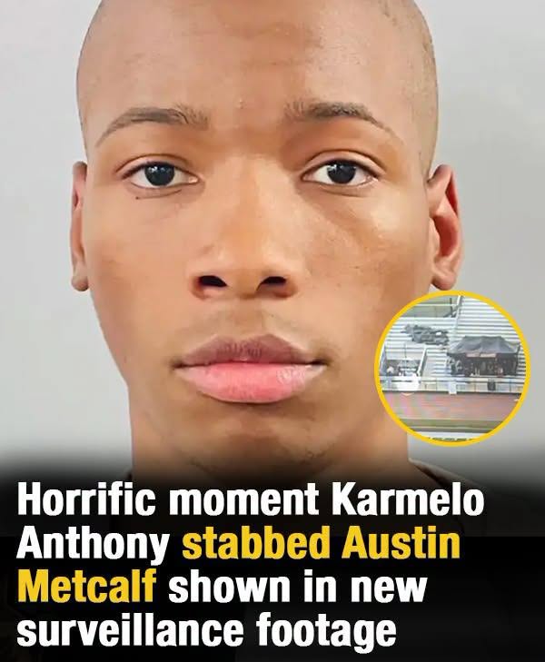 Horrific moment Karmelo Anthony stabbed Austin Metcalf shown in new surveillance footage