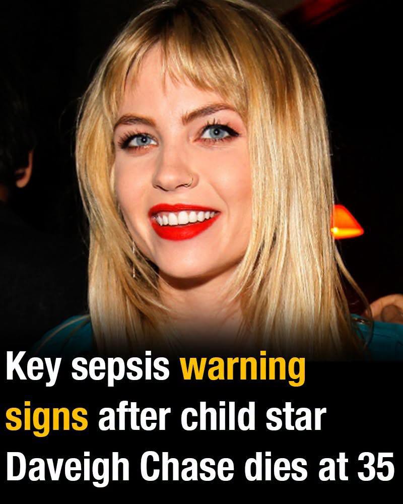 Key sepsis warning signs after child star Daveigh Chase dies at 35