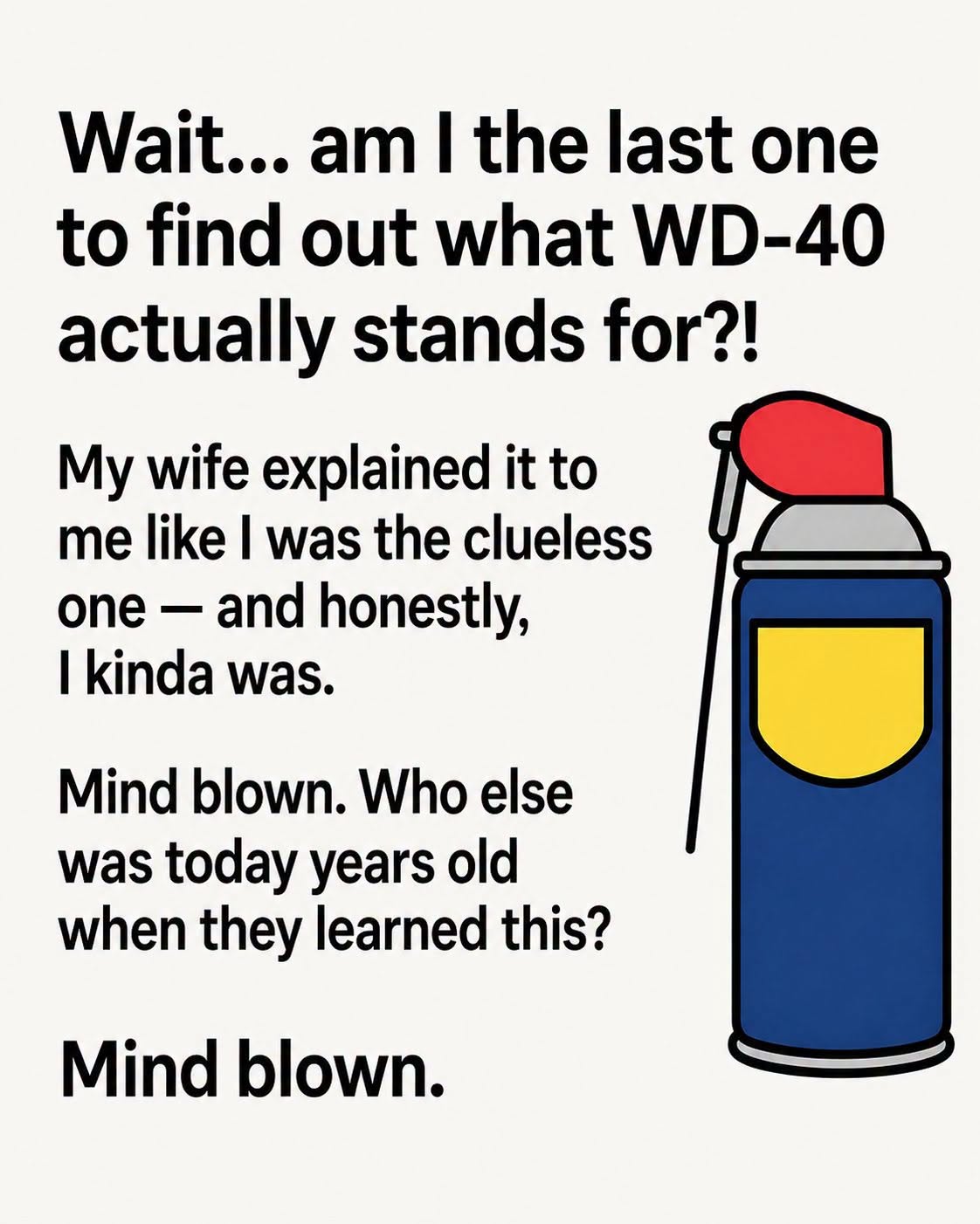 People Are Shocked to Learn the Real Meaning Behind WD-40