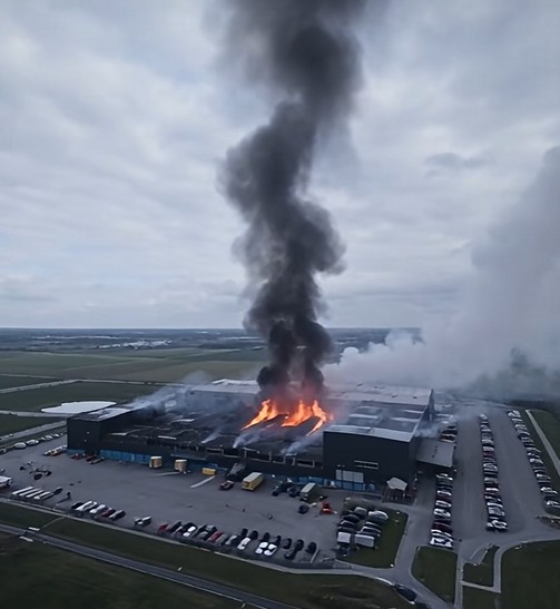 A few hours ago a big fire broke out in M… See more
