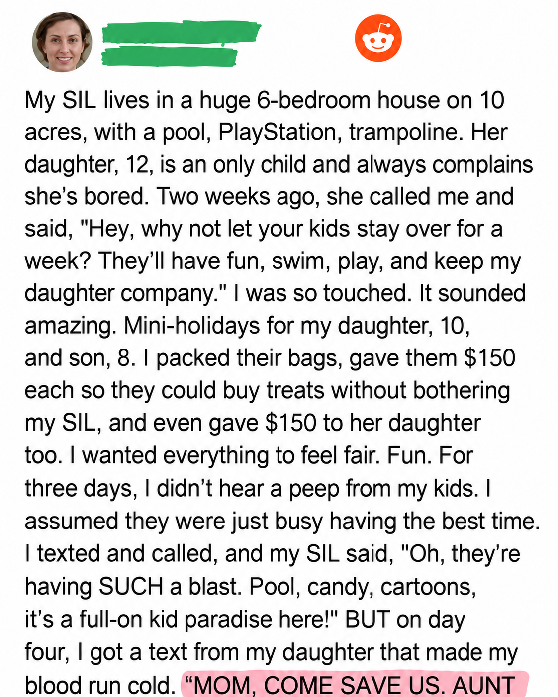 My SIL Invited My Kids to Her Big House With a Pool for the Holidays – When I Showed Up Unannounced, I Went Pale
