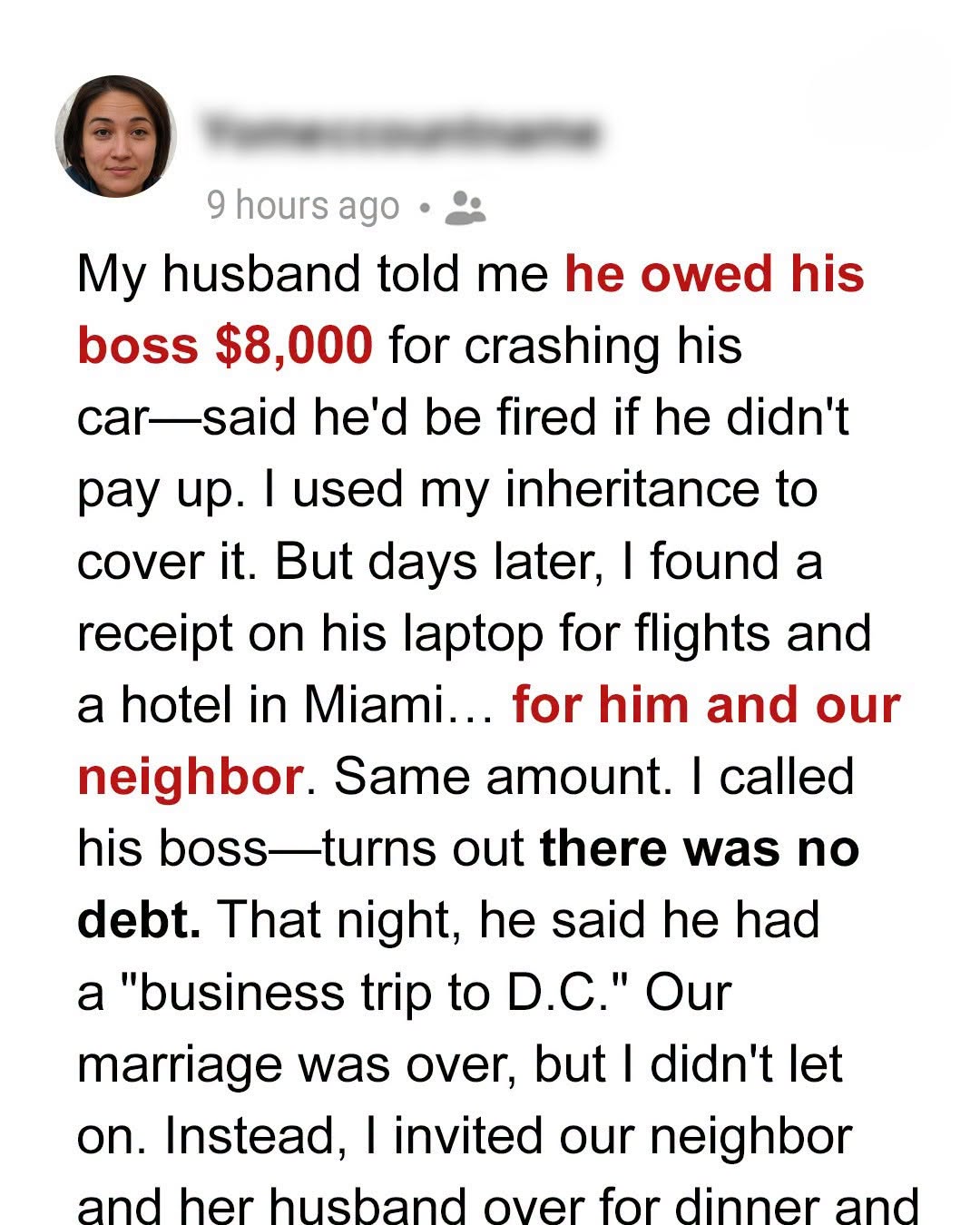 I Paid Off My Husband’s Debt and Later Found Out He Made It All Up Just to Take My Money – He Deeply Regretted It