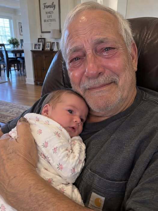 I Brought My Baby To Meet Grandpa Until One Look At Her Face Brought Him To Tears
