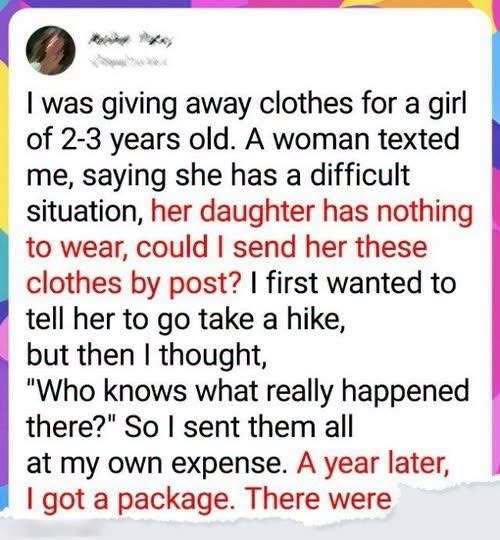 The Clothes I Gave Away Came Back With Something I Didn’t Expect