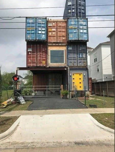 Texas Man Builds Stunning Dream Home from 11 Shipping Containers