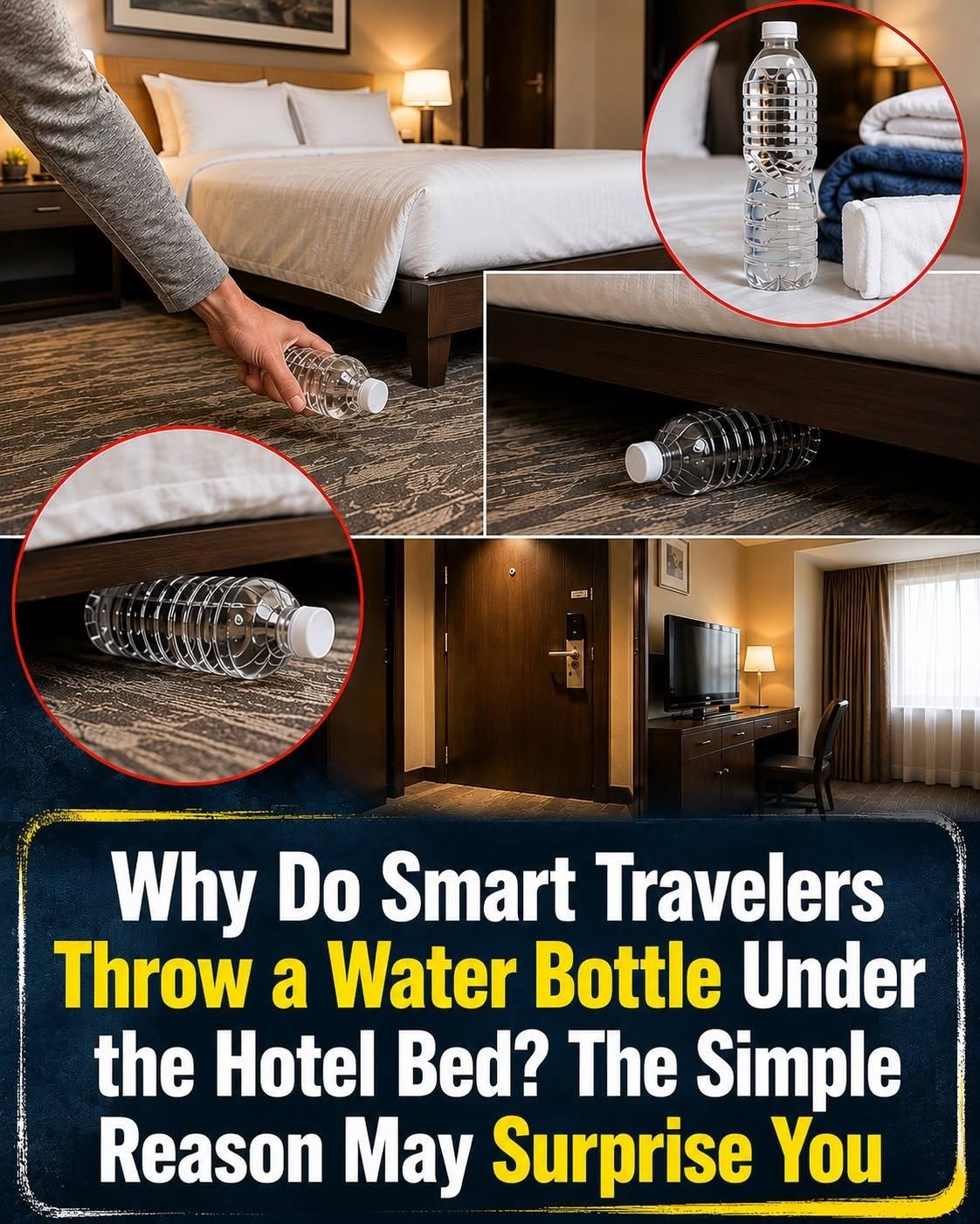 Why Do Smart Travelers Throw a Water Bottle Under the Hotel Bed? The Surprising Safety Trick Explained