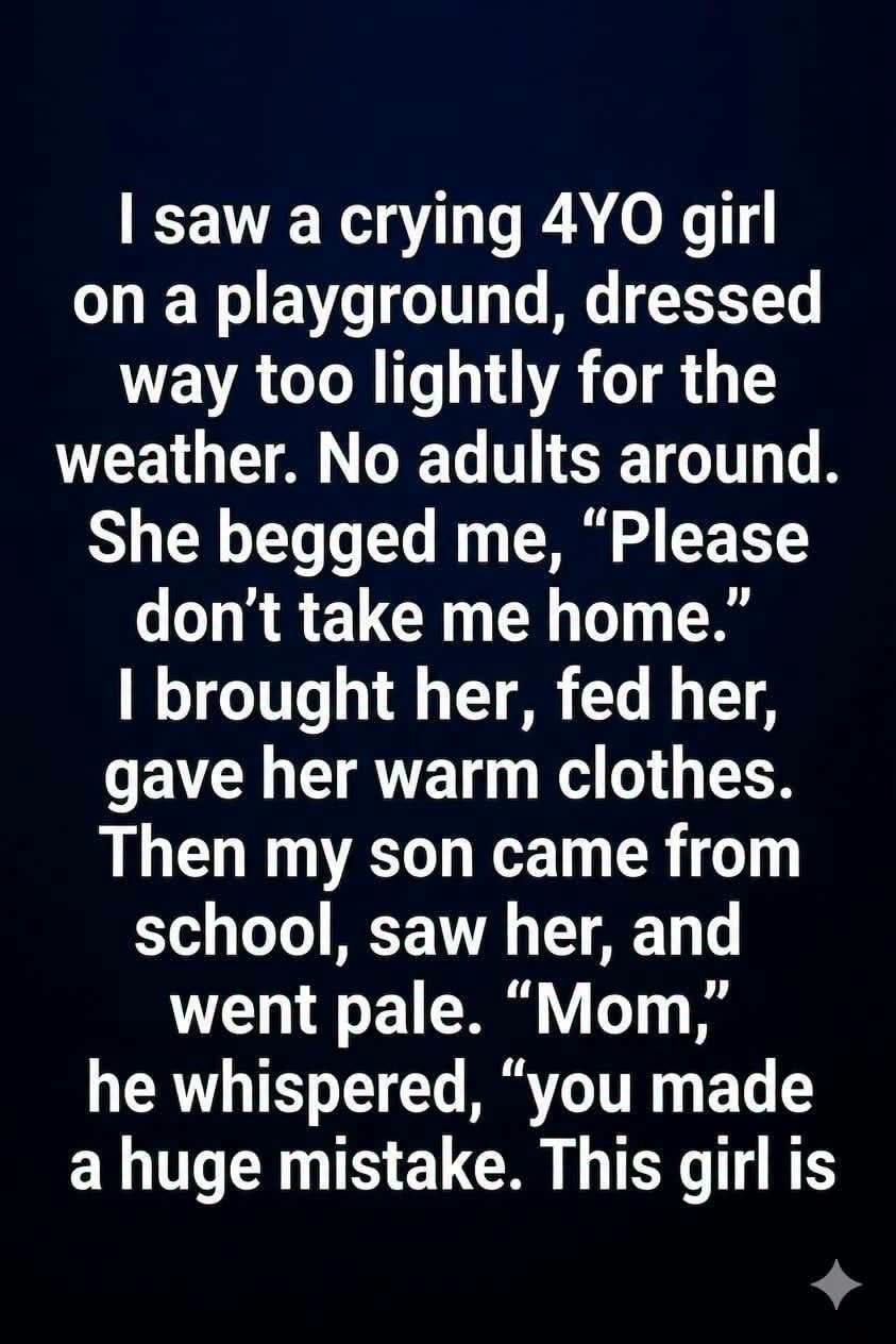 Found Crying On The Playground